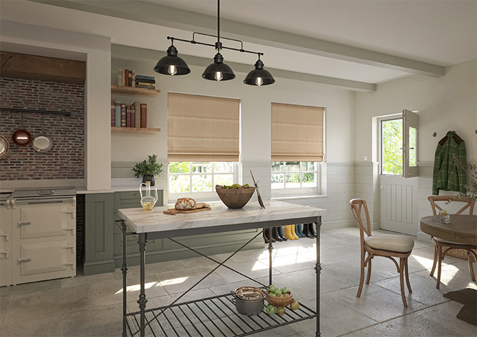 Carron, Woven Jute - Roman Blind - Image 6